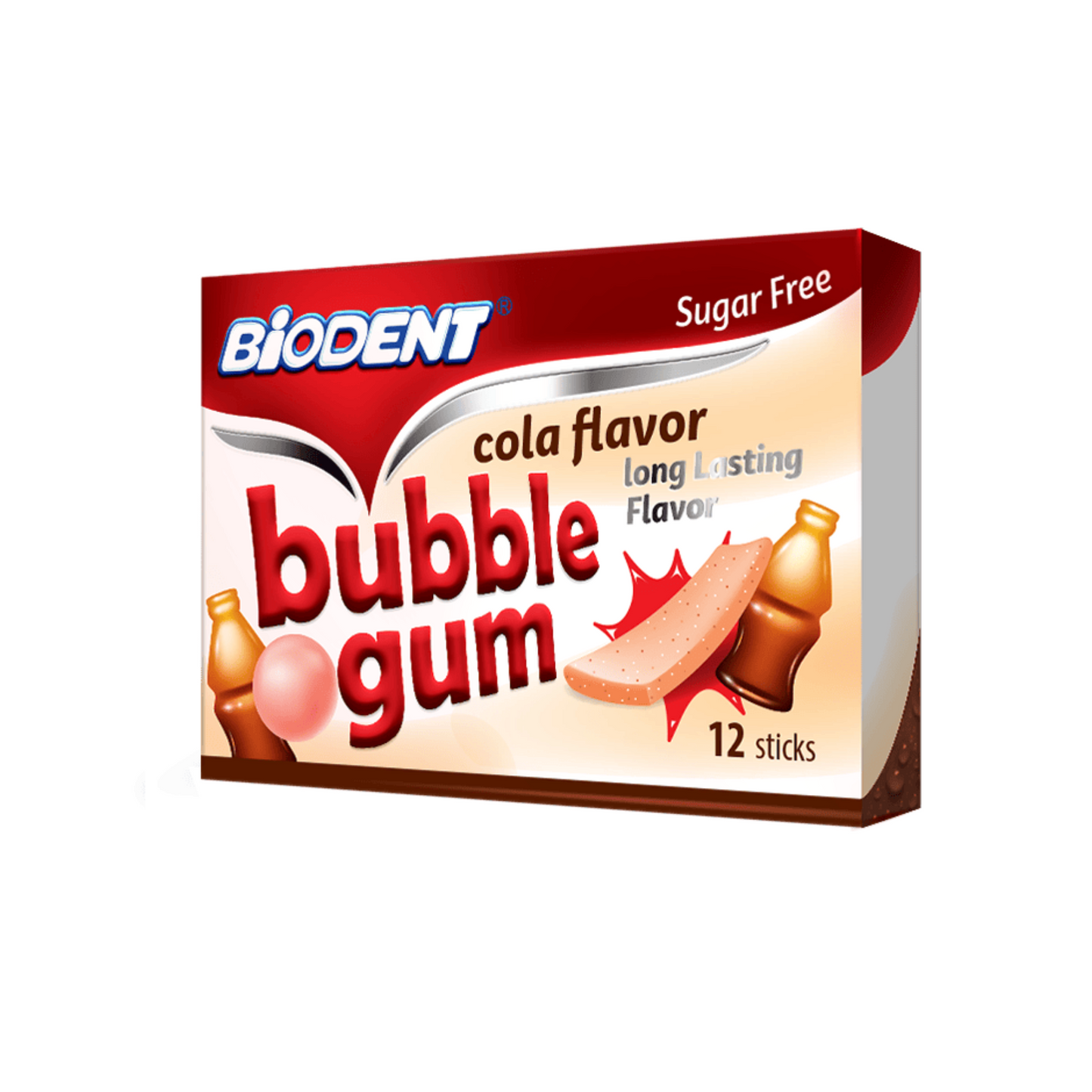 Biodent 12 sticks chewing gum cola flavor
