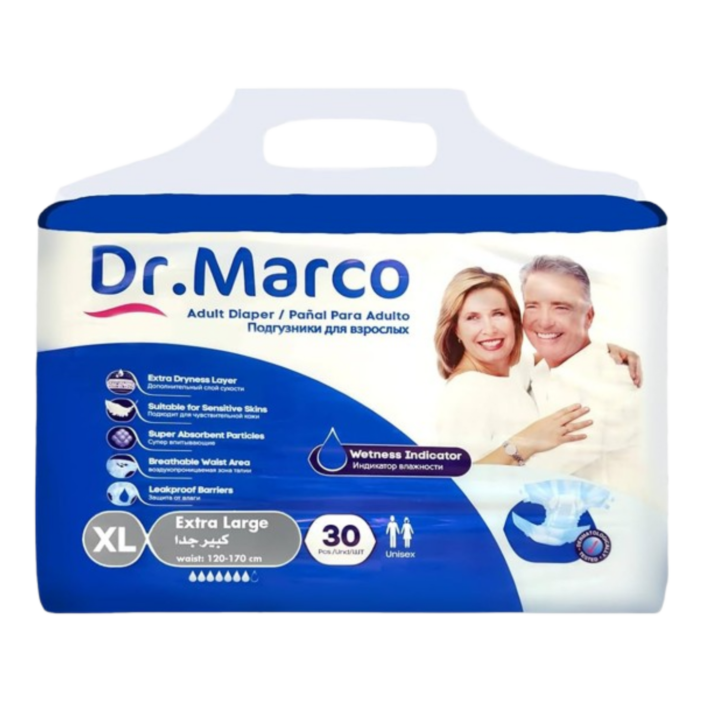 DR MARCO ADULT DIAPER XLARGE 30'S