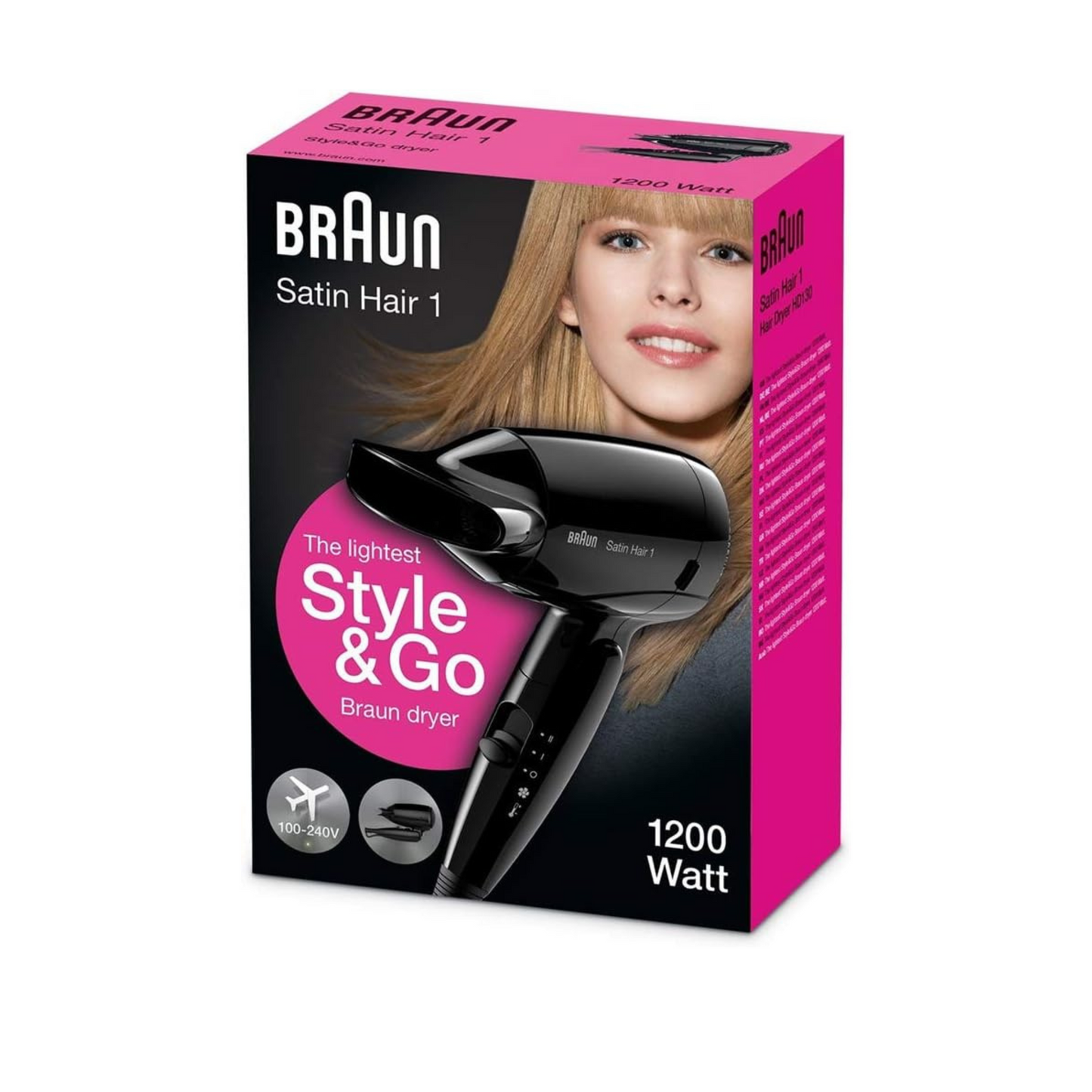 مجفف الشعر براون HD 130 1200 واط ساتين هير 1