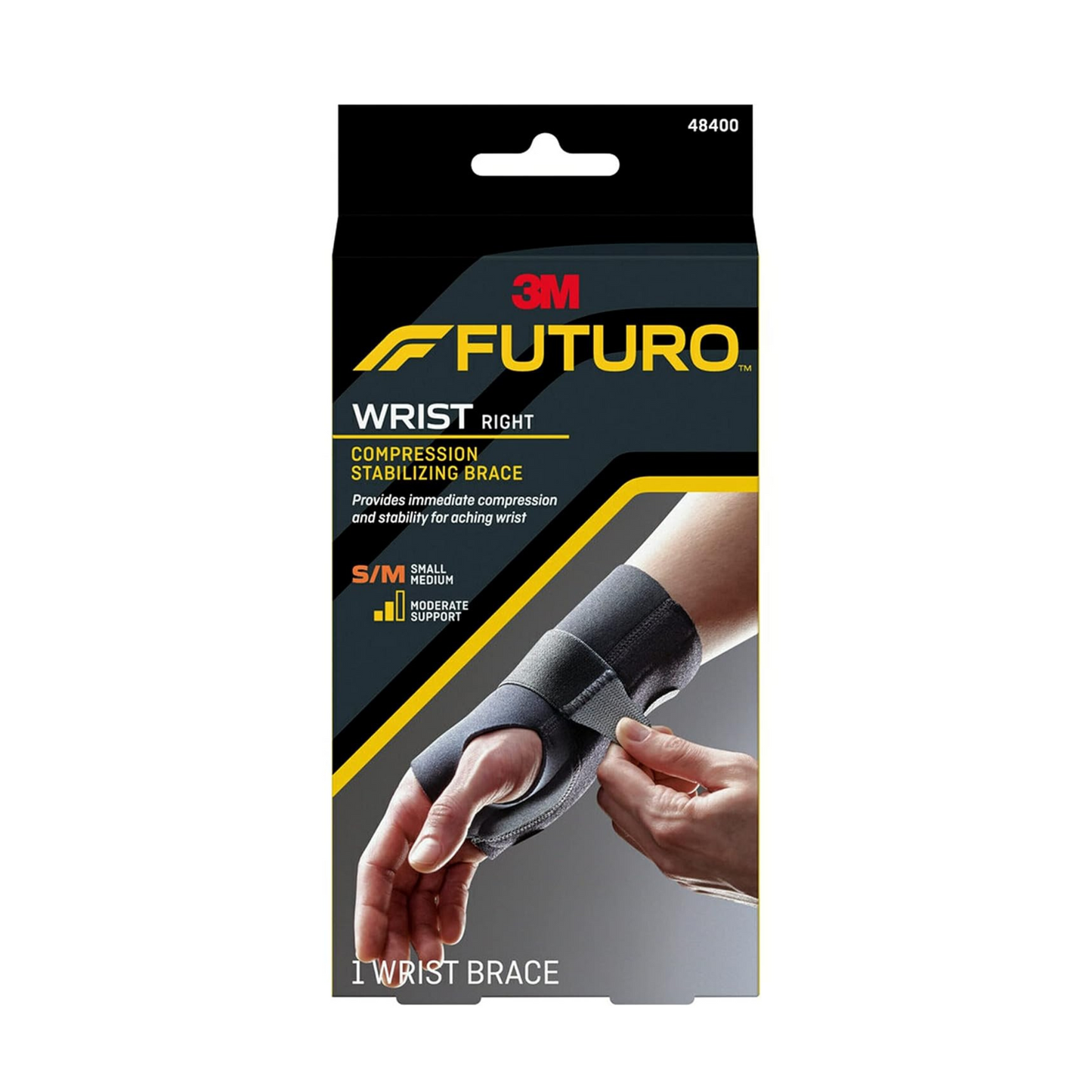 FUTURO WRIST SUPPORT RIGHT HAND S/M 48400 / 200609