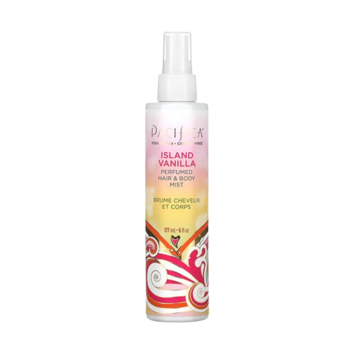 Pacifica, Perfumed Hair & Body Mist, Island Vanilla , 6 fl oz (177 ml)