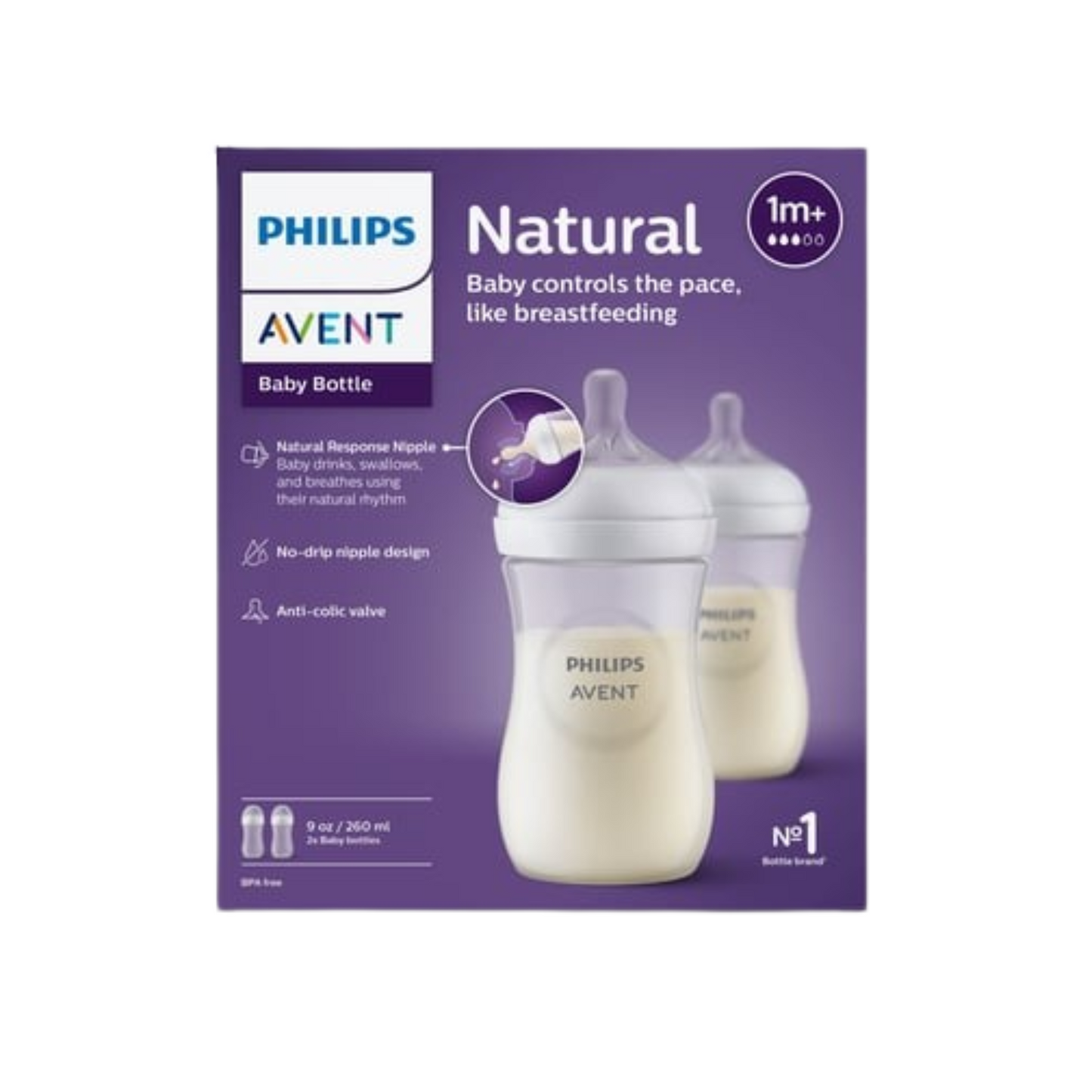 PHILIPS AVENT NATURAL 3.0 BOTTLE 260ML X2