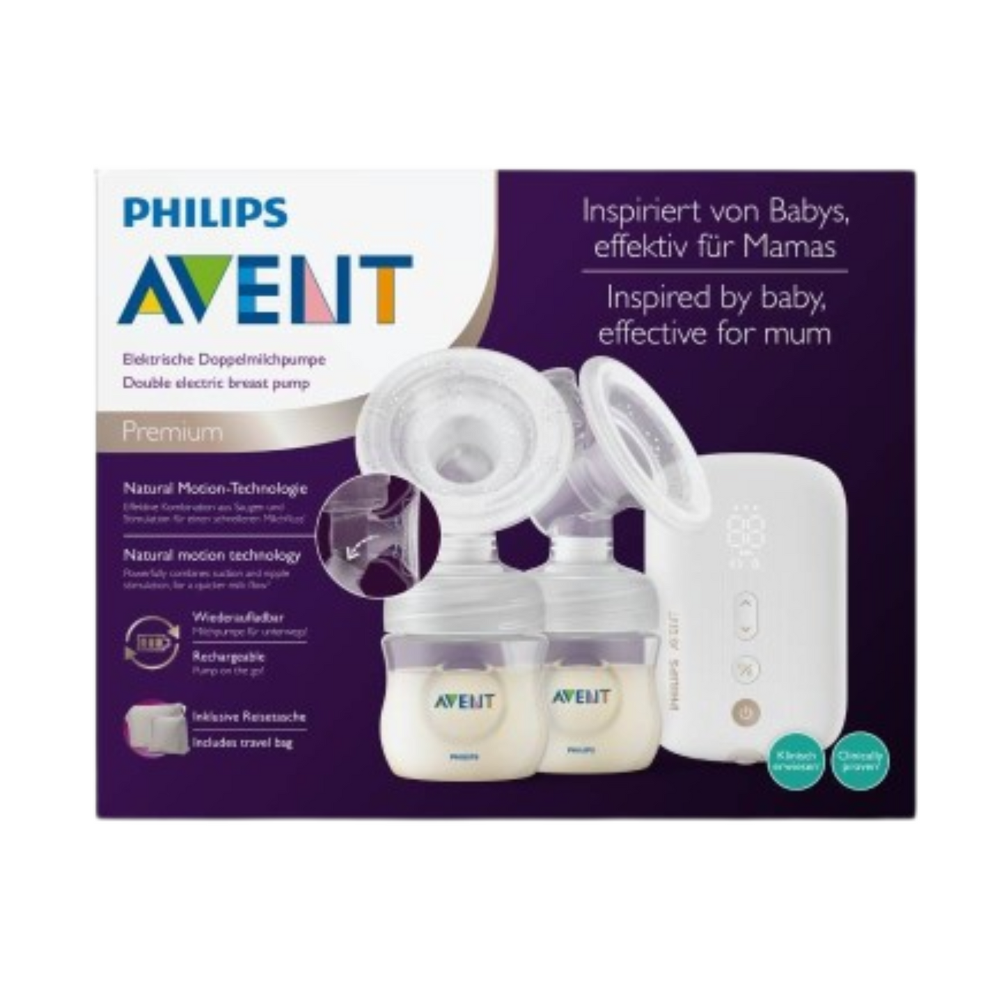 PHILIPS AVENT TWIN ELECTRIC CORDLESS BREAST PUMP