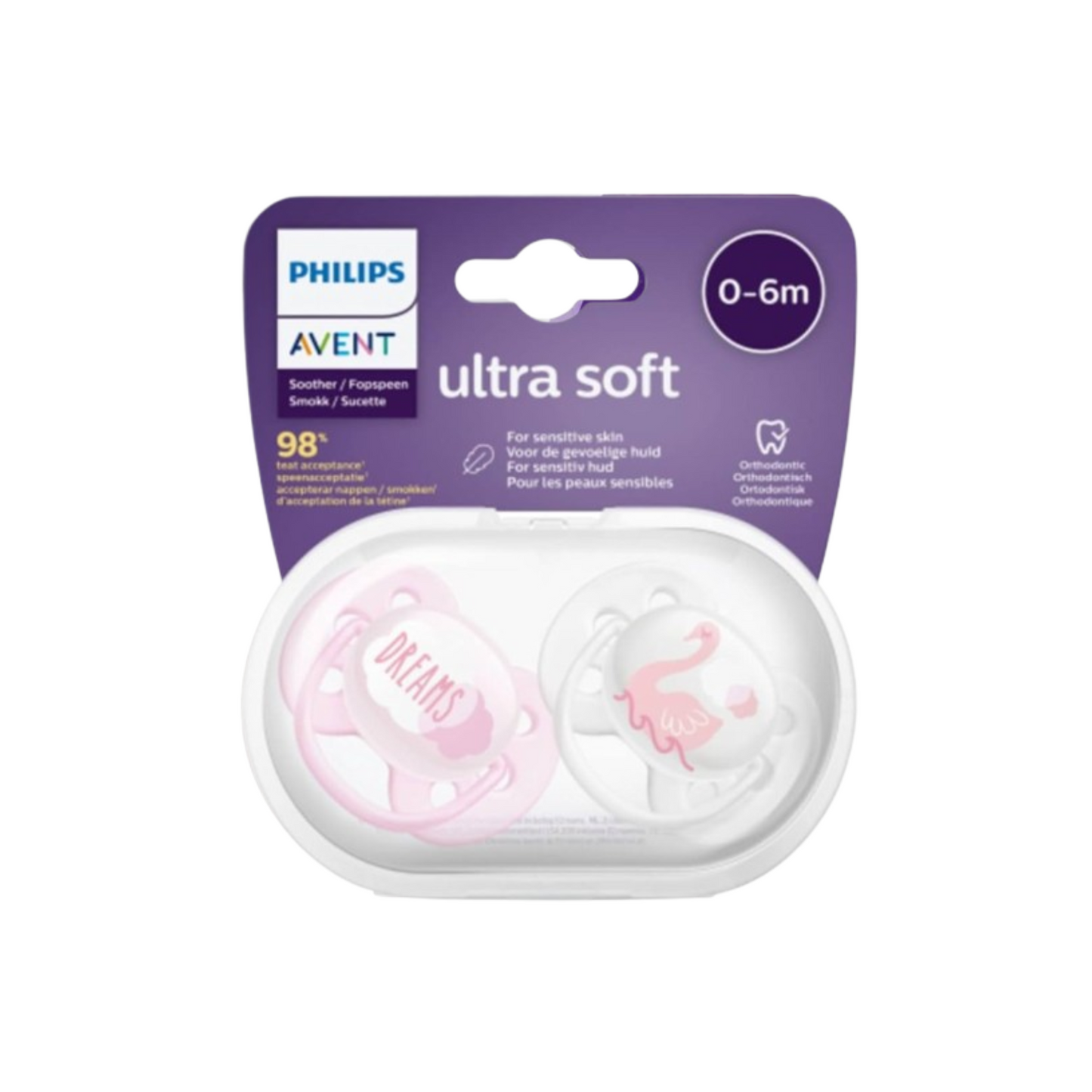 philips avent soft sthr sil 0-6 girl