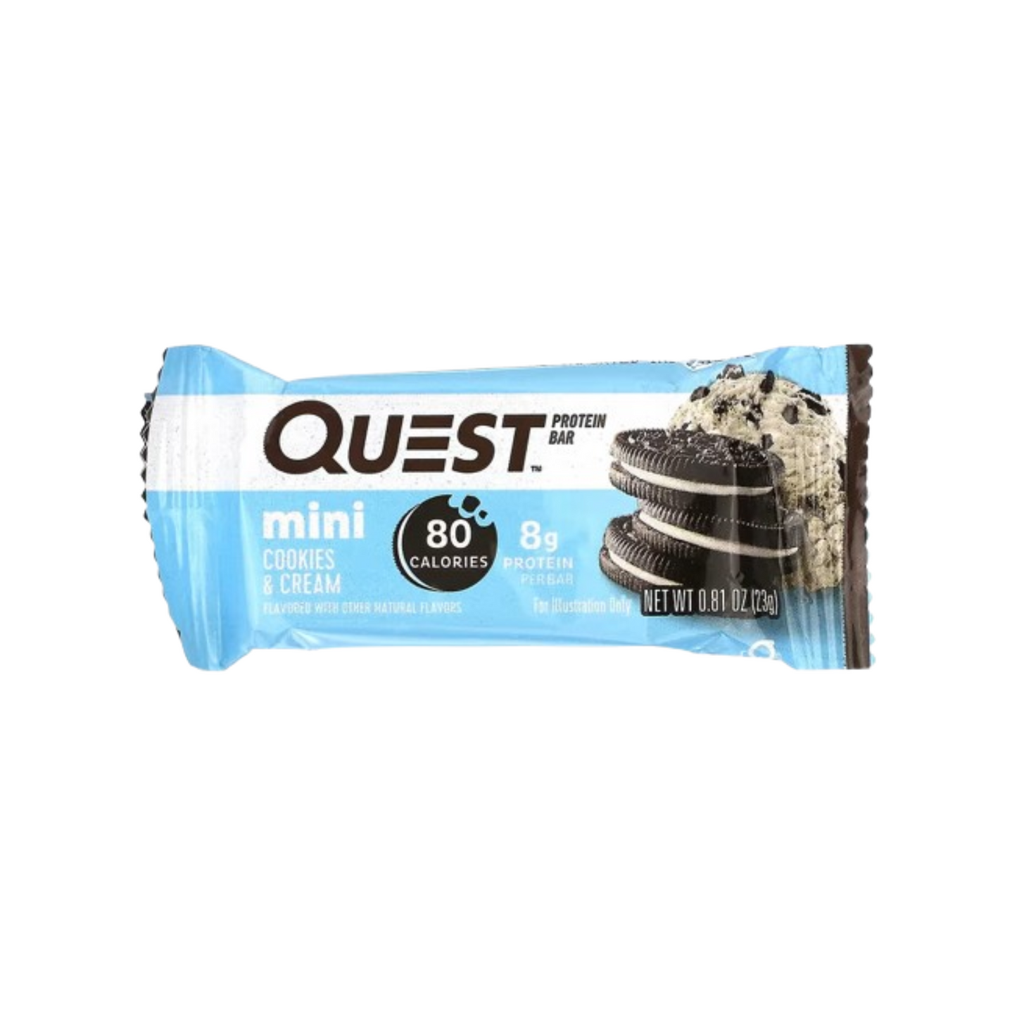 Quest Nutrition, Protein Bar, Minis, Cookies & Cream, 14 Bars, 0.81 oz (23 g) Each