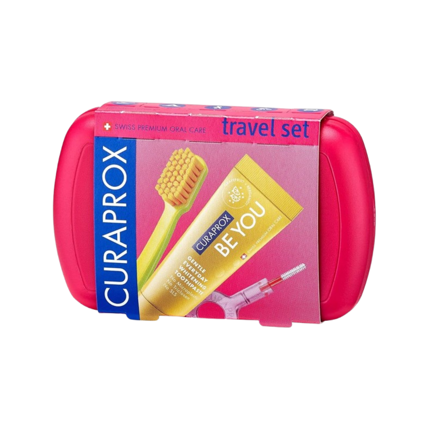 curaprox travel set red