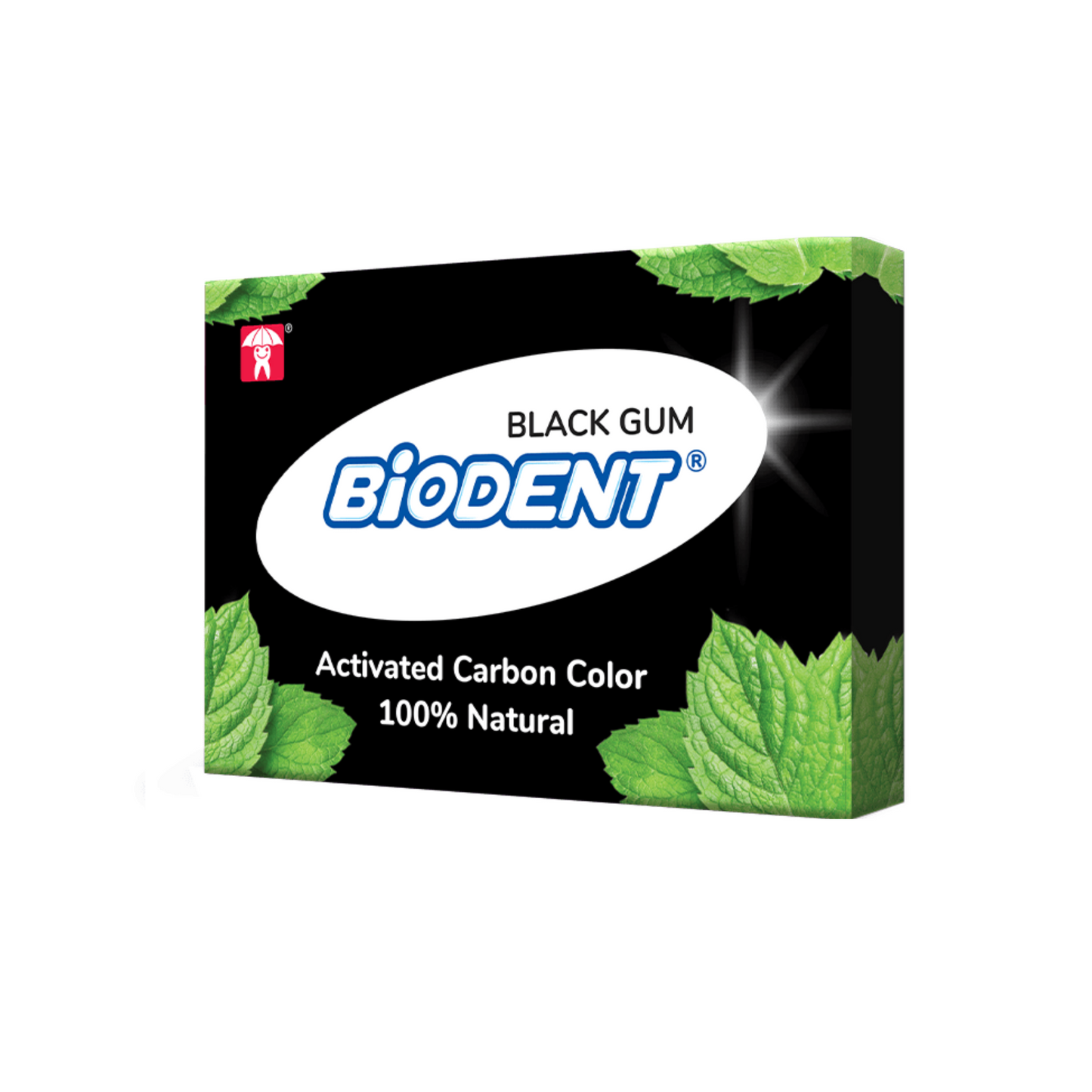 Biodent 12 sticks chewing gum black gum