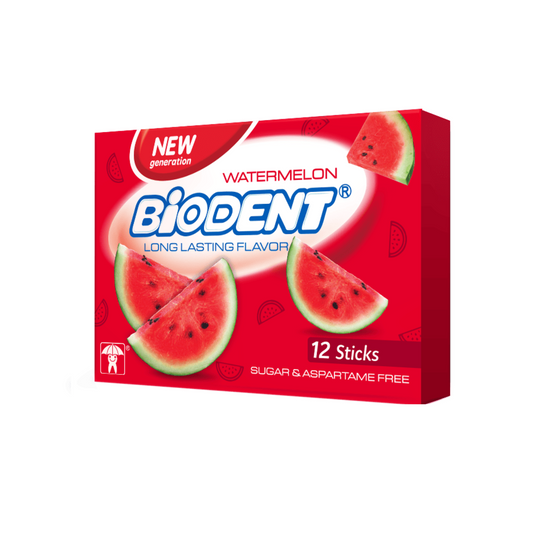 Biodent 12 sticks chewing gum watermelon