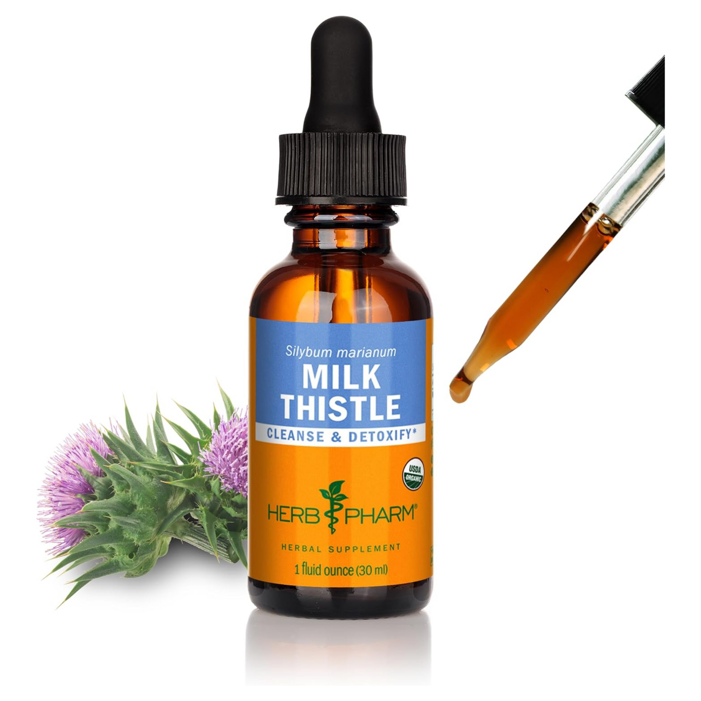 Herb Pharm, Milk Thistle, 1 fl oz (30 ml)