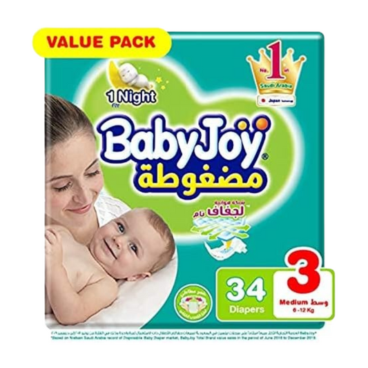 Babyjoy diapers value medium 1*34