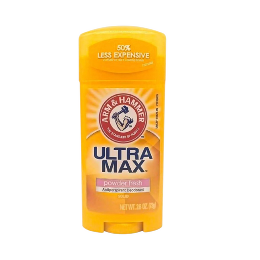 Arm and Hammer, Ultramax, Solid Antipersporant Deodorant, for Women, Powder Fresh, 2.6 oz 73g