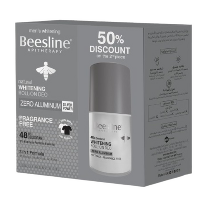 BEESLINE ROLL ON DEO ZERO ALUMINIUM - SILVER POWER (B1G150OFF)