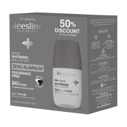 BEESLINE ROLL ON DEO ZERO ALUMINUM 24HR (B1G150OFF)