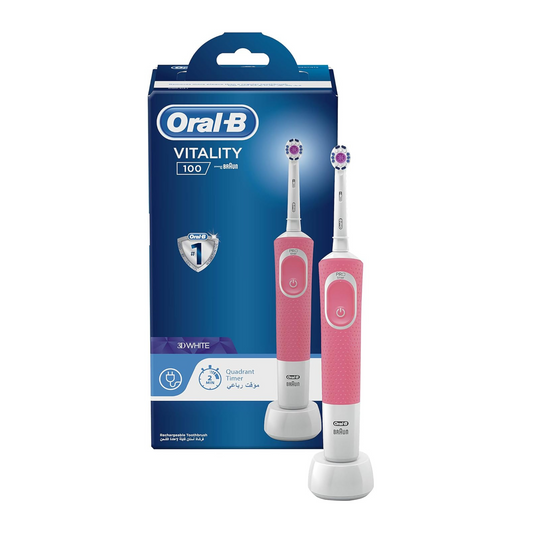 ORAL-B VITALITY 100 ELECTRIC RECHARGEABLE TOOTHBRUSH PINK