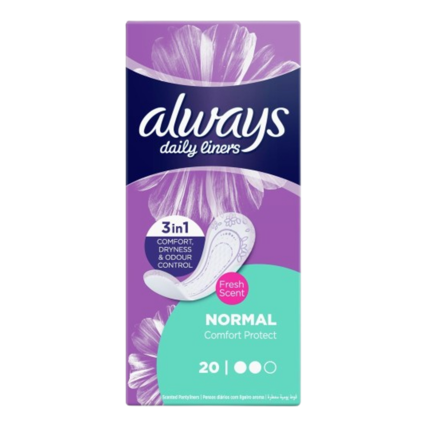 Always daily liners comfort protect *20 FRESH SCENT