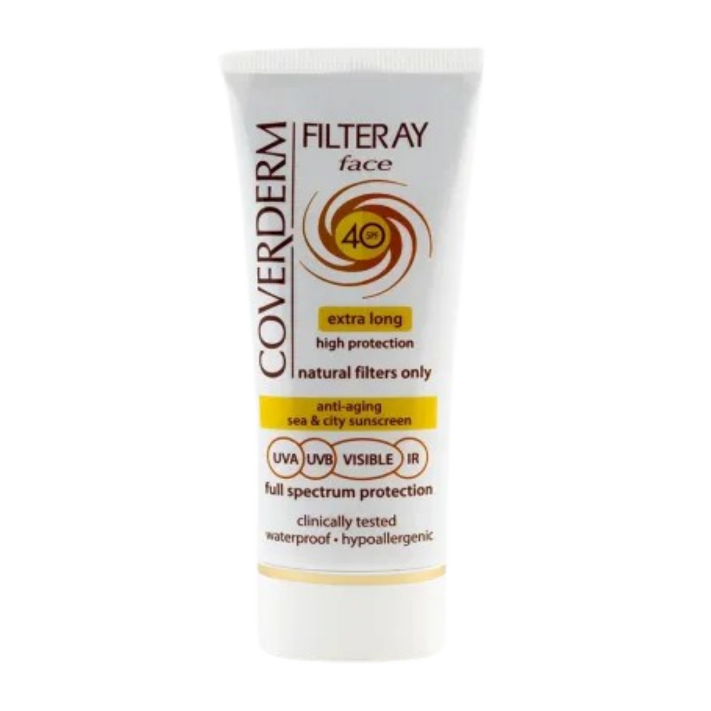 coverderm filteray face spf 40 - soft brown  - 50ml