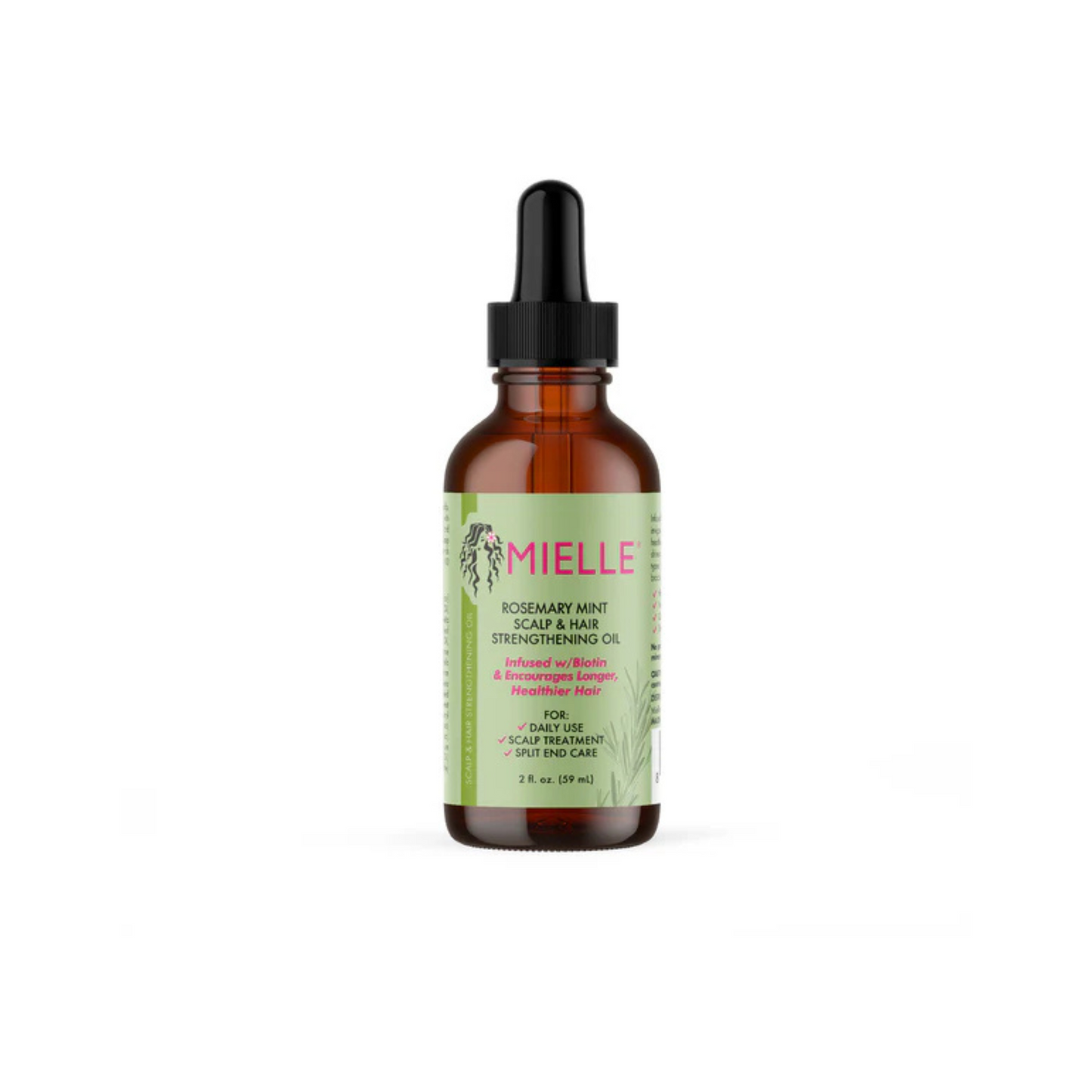 Mielle, Scalp & Hair Strengthening Oil, Rosemary Mint, 2 fl oz (59 ml)