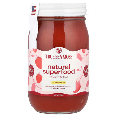 True Sea Moss strawberry gel 473ml