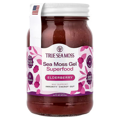 True Sea Moss elderberry gel 473ml