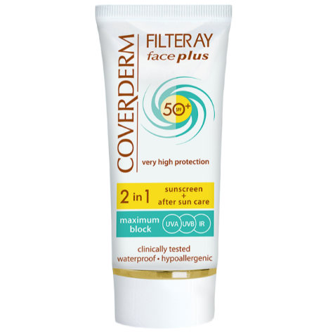 COVERDERM FILTERAY FACE PLUS DRY SENSITIVE NON TINTED 50ML