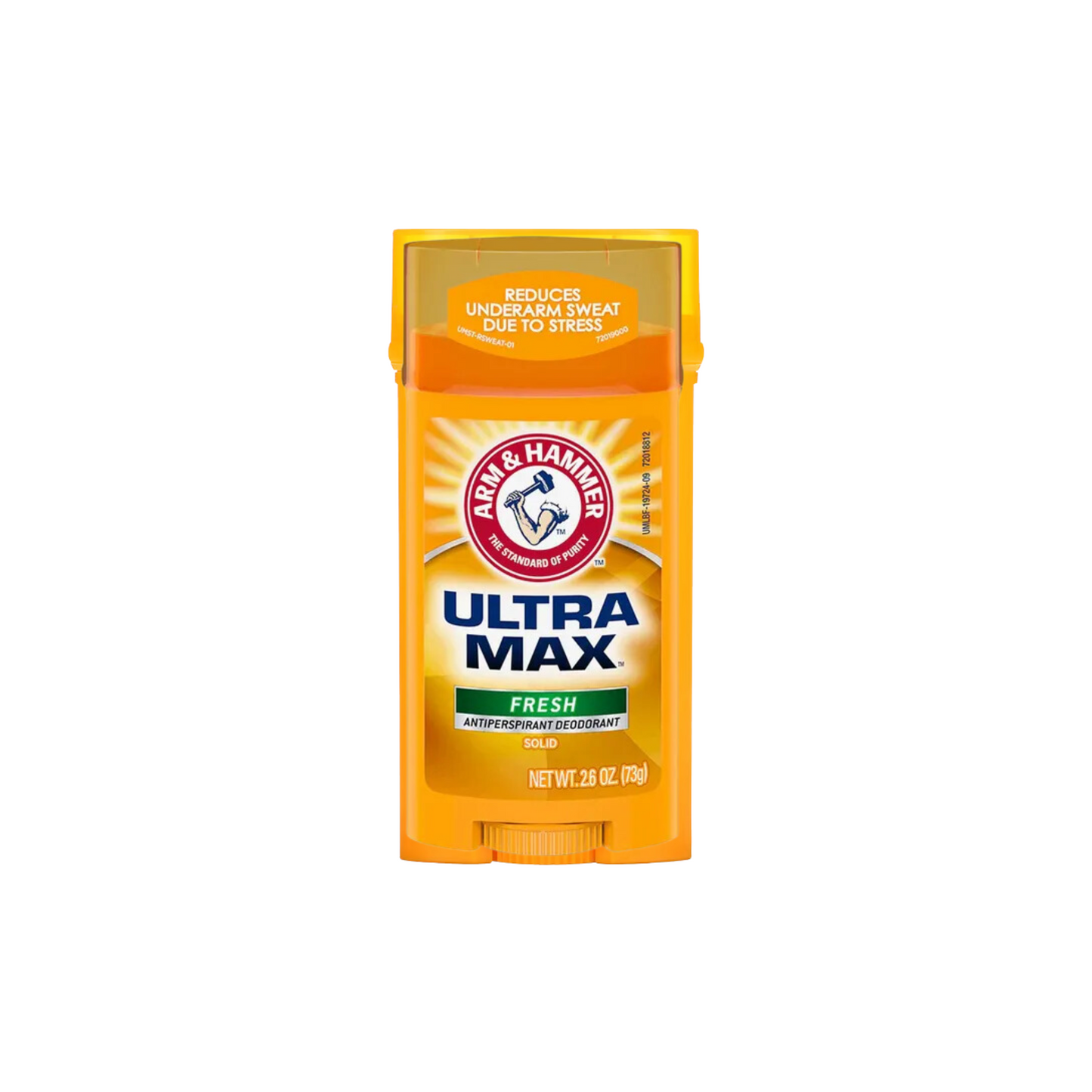 Arm and Hammer, Essentials Natural Deodorant, Ultramax, Antiperspirant Solid Deodorant, For Men, Fresh, 2.6 oz 73g