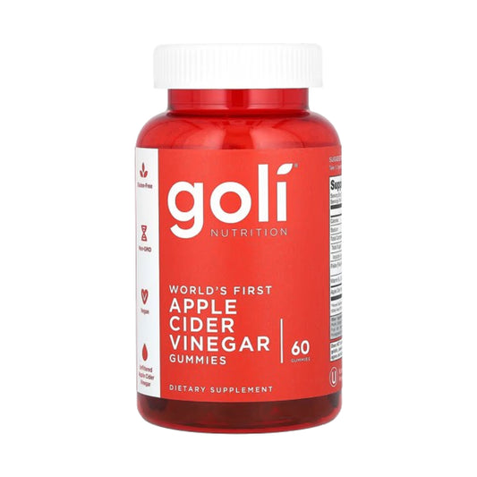 Goli Nutrition, Apple Cider Vinegar Gummies, 60 Pieces