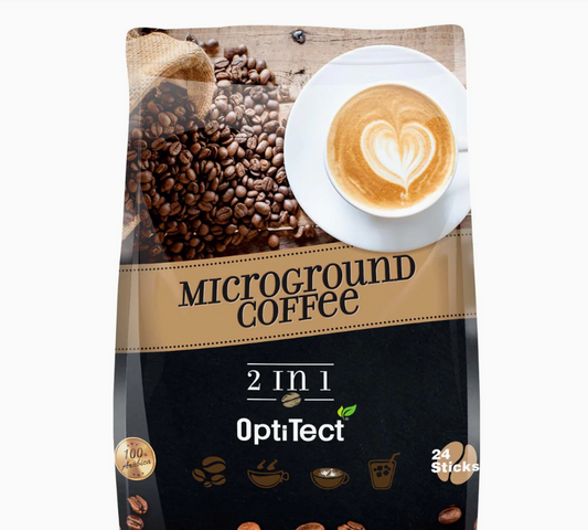 OPTITECT microground 2 in 1 coffee 384g