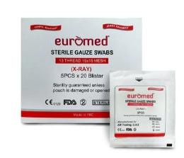 EUROMED GAUZE BANDAGE SIZE 10X4.5 9100215210401