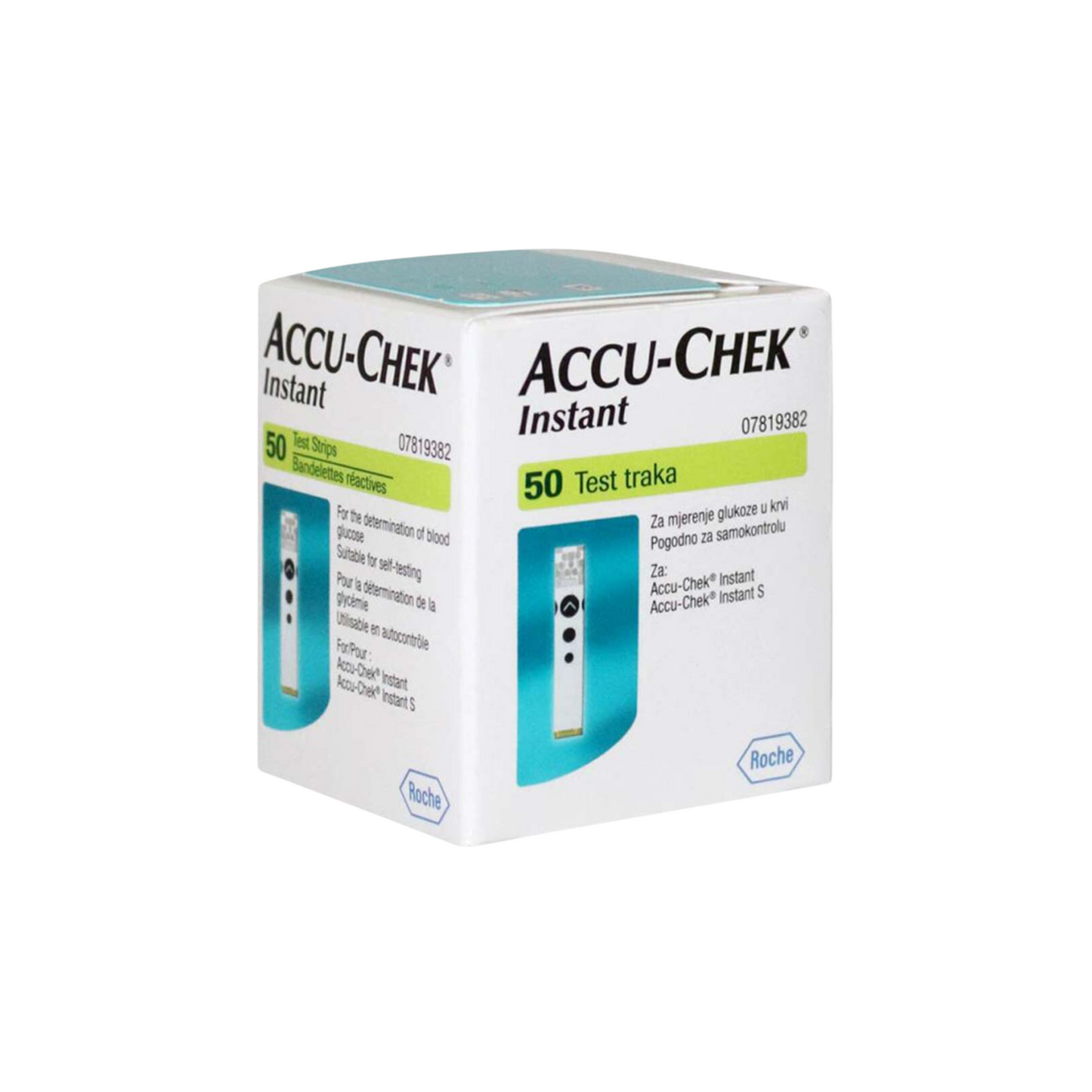 Accu-Chek Instant mg/dl SC Kit plus  Accu-Chek Instant Strips 50's