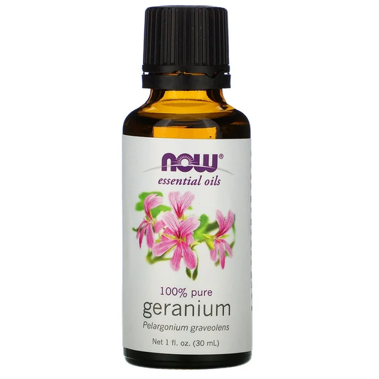 NOW Foods, Essential Oils, Geranium, 1 fl oz (30 ml)