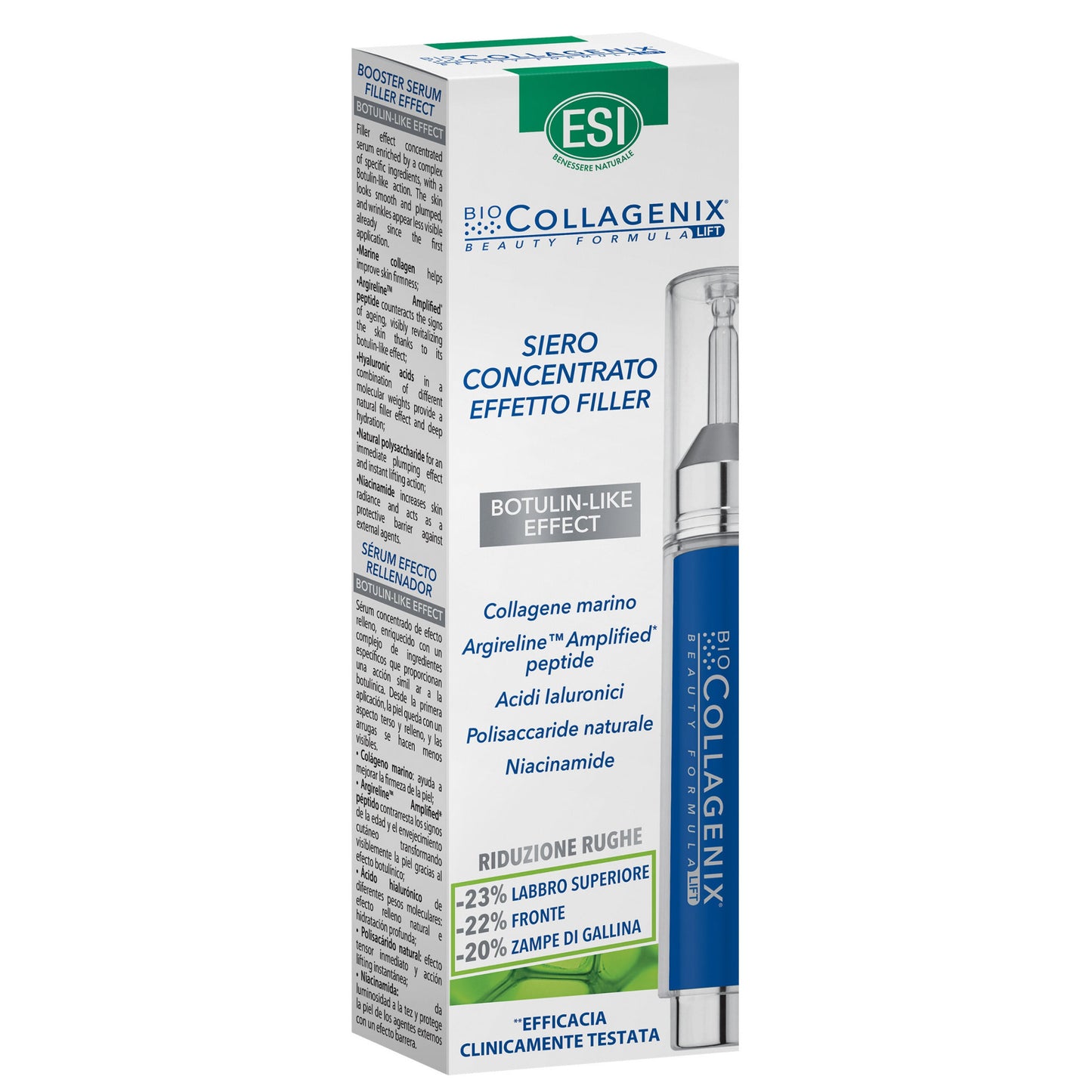 Biocollagenix booster serum filler effect