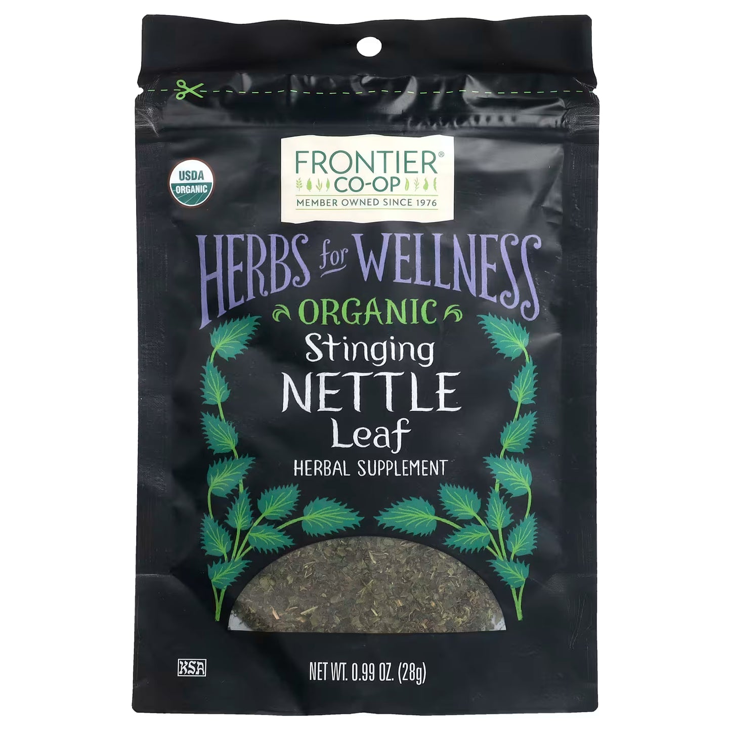 Frontier Co-op, Organic Stinging Nettle Leaf, 0.99 oz (28 g)