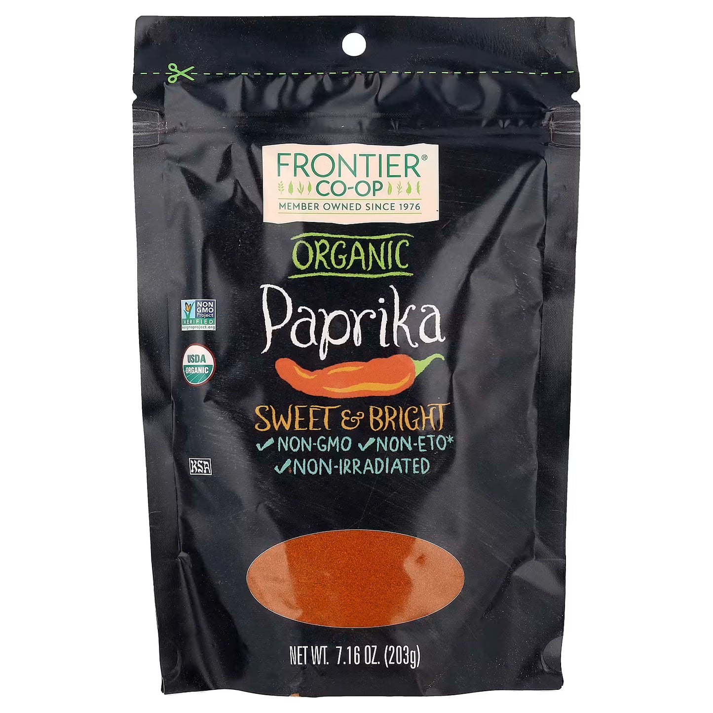 Frontier Co-op, Organic Paprika, 7.16 oz (203 g)