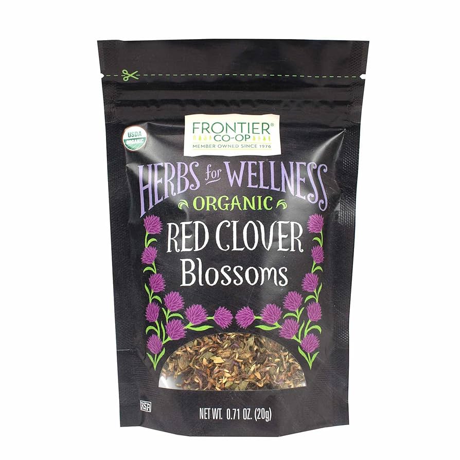 Frontier Co-op, Organic Red Clover Blossoms, 0.71 oz (20 g)