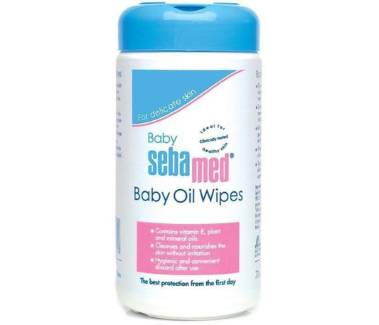 SebaMed  Baby Oil Wipes 70 Sheets