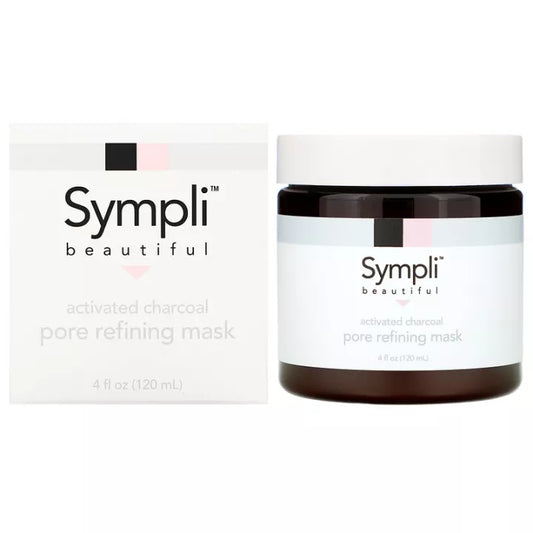Sympli Beautiful, Activated Charcoal Pore Refining Mask 120ml