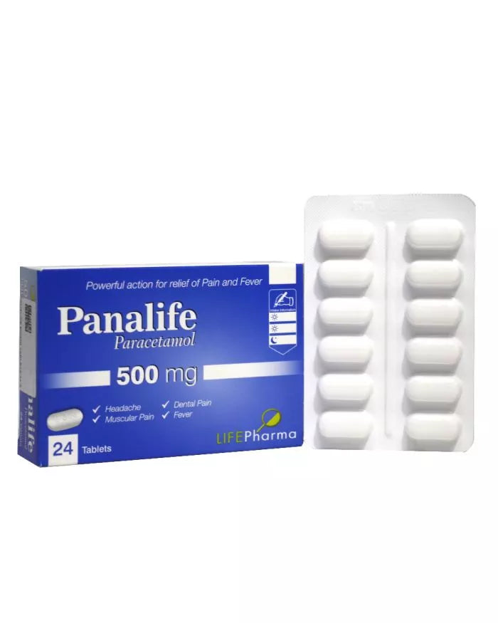 Panalife 500 mg Tablets 24's