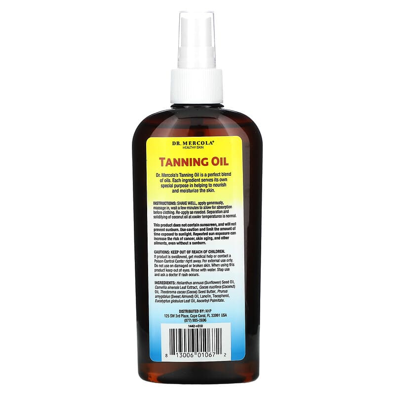 Dr. Mercola, Tanning Oil, 8 fl oz (236 ml)