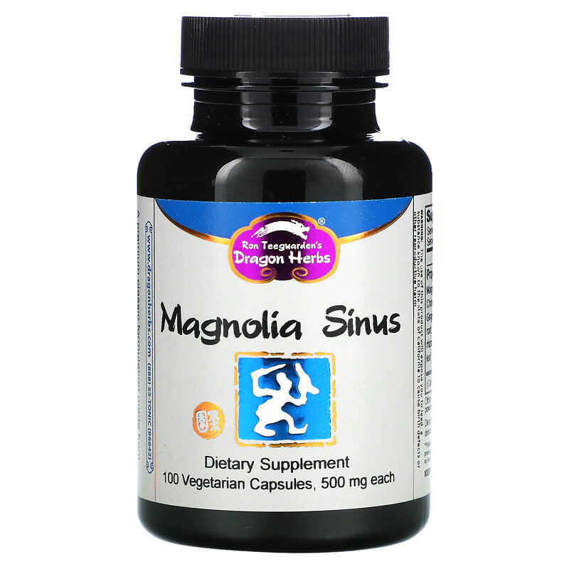 Dragon Herbs, Magnolia Sinus, 500 mg, 100 Vegetarian Capsules