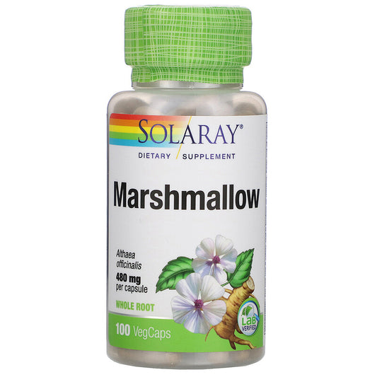Solaray, Marshmallow, 480 mg, 100 VegCaps