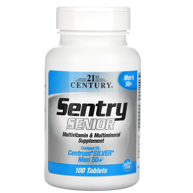 21st Century, Sentry Senior, Multivitamin & Multimineral Supplement, Men 50+