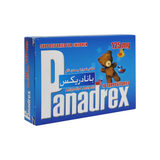 Panadrex 125 mg Suppository 10's