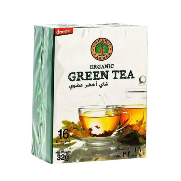 Organic Larder – Green Tea (Pack of 16) 32 g
