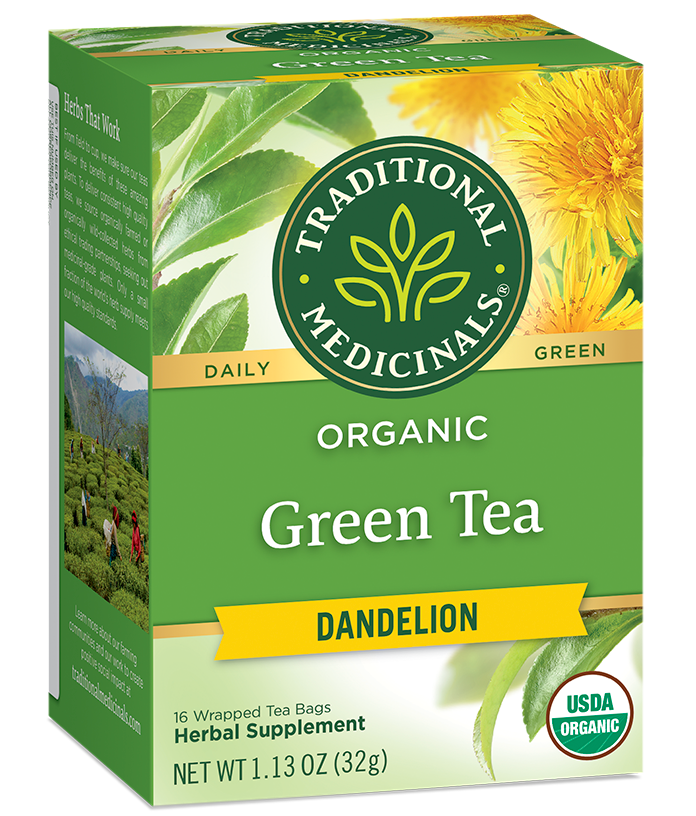 Traditional Medicinals Organic Green Tea Dandelion