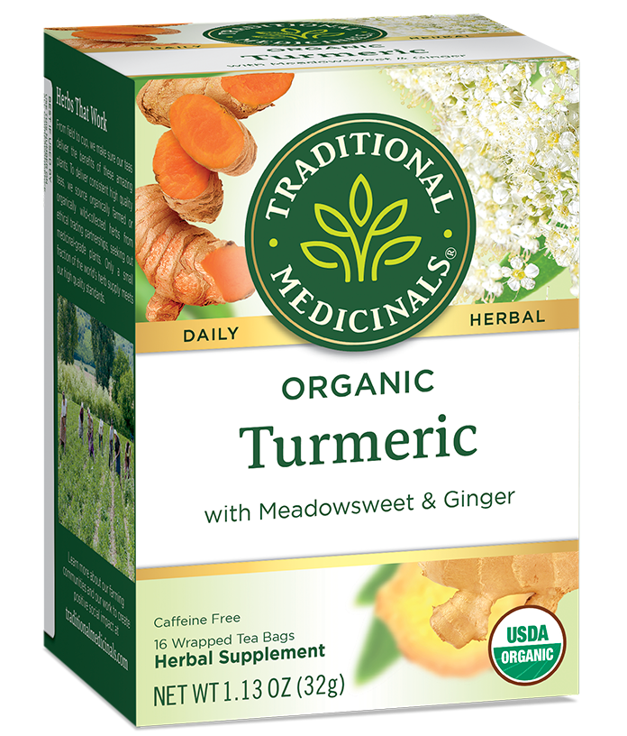 Traditional Medicinals Organic Turmeric with Meadowsweet & Ginger Tea