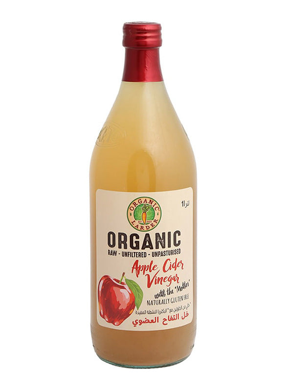 Organic Larder, Organic Apple Cider Vinegar, 1 Liter